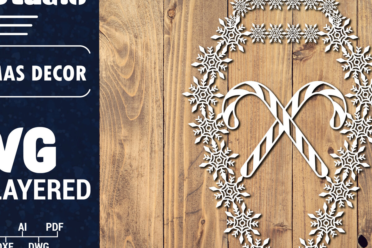 Intra απο ξύλο plywood 3mm-4mm πάχος Τρισδιάστατα χριστουγεννιάτικα Papercut , Cut  Δίασταση 15x15 cm INTRAFABR-86616550