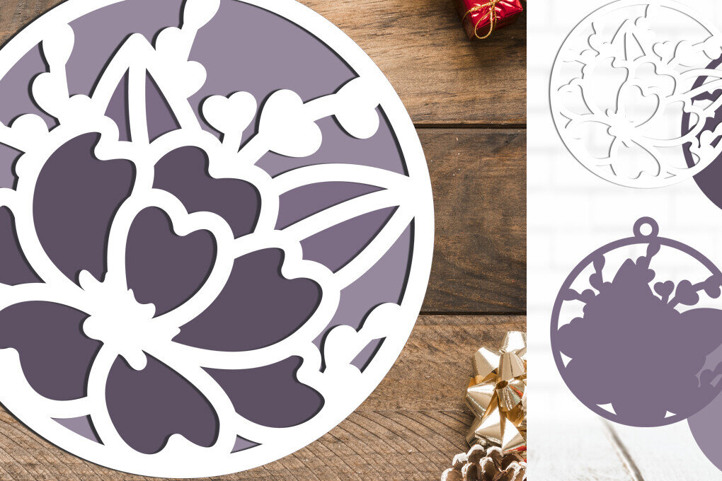 Intra απο ξύλο plywood 3mm-4mm πάχος Τρισδιάστατη χριστουγεννιάτικη κούπα , Δίασταση 15x15 cm INTRAFABR-80635761