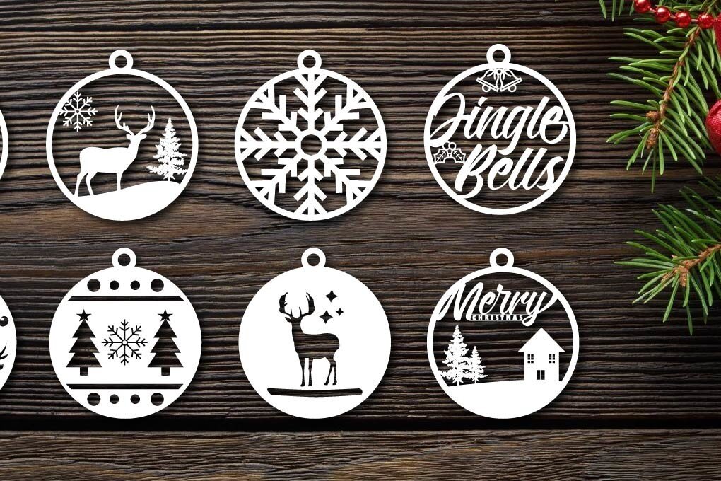 Intra απο ξύλο plywood 3mm-4mm πάχος Τρισδιάστατη χριστουγεννιάτικη καρφίτσα σε χαρτί κοπής Δίασταση 15x15 cm INTRAFABR-21527926