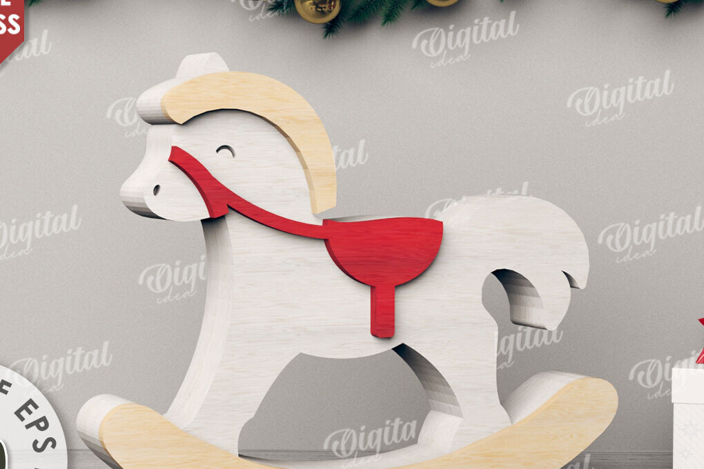 Intra απο ξύλο plywood 3mm-4mm πάχος Τρισδιάστατη Χριστουγέννων Δίασταση 15x15 cm INTRAFABR-110760797