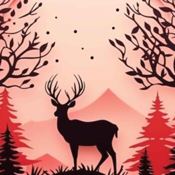 Intra απο ξύλο plywood 3mm-4mm πάχος 3D Χριστουγεννιάτικου Shadow Box Δίασταση 25x25 cm INTRAFABR-80039498 - Image 2