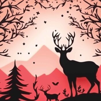 Intra απο ξύλο plywood 3mm-4mm πάχος 3D Χριστουγεννιάτικου Shadow Box Δίασταση 25x25 cm INTRAFABR-80039498 - Image 4