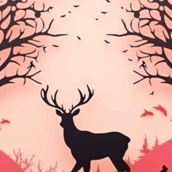 Intra απο ξύλο plywood 3mm-4mm πάχος 3D Χριστουγεννιάτικου Shadow Box Δίασταση 25x25 cm INTRAFABR-80039498 - Image 5