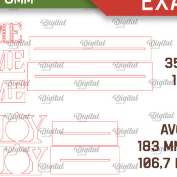 Intra απο ξύλο plywood 3mm-4mm πάχος Τρισδιάστατη χριστουγεννιάτικη δέσμη με λέιζερ Δίασταση 15x15 cm INTRAFABR-80375920 - Image 2