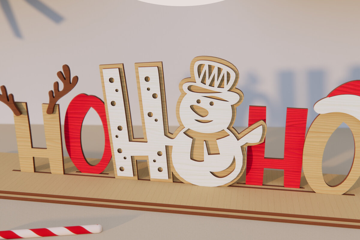 Intra απο ξύλο plywood 3mm-4mm πάχος Τρισδιάστατη χριστουγεννιάτικη βάση κοπής με λέιζερ. Χριστουγεννιάτικη διακόσμηση Δίασταση 15x15 cm INTRAFABR-79847203