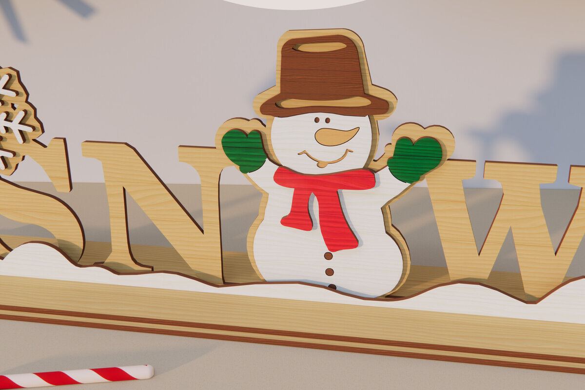 Intra απο ξύλο plywood 3mm-4mm πάχος Τρισδιάστατη χριστουγεννιάτικη βάση κοπής με λέιζερ. Χριστουγεννιάτικη διακόσμηση Δίασταση 15x15 cm INTRAFABR-79847254