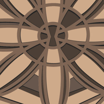 Intra απο ξύλο plywood 3mm-4mm πάχος Τρισδιάστατο χριστουγεννιάτικο παιχνίδι πολλαπλών στρώσεων /3D Δίασταση 30x20 cm INTRAFABR-64872257 - Image 4