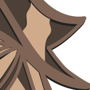 Intra απο ξύλο plywood 3mm-4mm πάχος Τρισδιάστατο χριστουγεννιάτικο παιχνίδι πολλαπλών στρώσεων /3D Δίασταση 30x20 cm INTRAFABR-64872257 - Image 9