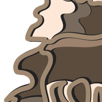 Intra απο ξύλο plywood 3mm-4mm πάχος 3D χριστουγεννιάτικο δέντρο πολλαπλών στρώσεων Δίασταση 30x20 cm INTRAFABR-64464387 - Image 10