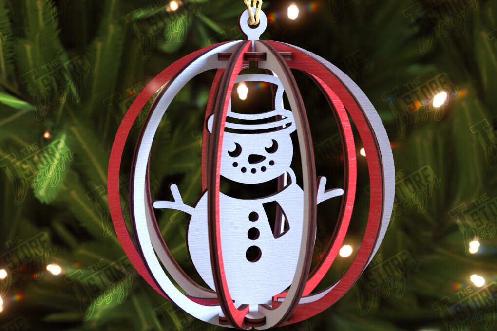 Intra απο ξύλο plywood 3mm-4mm πάχος 3D Παιχνίδι Χριστουγεννιάτικου Δέντρου | Διακόσμηση διακοπών Δίασταση 15x15 cm INTRAFABR-106124644