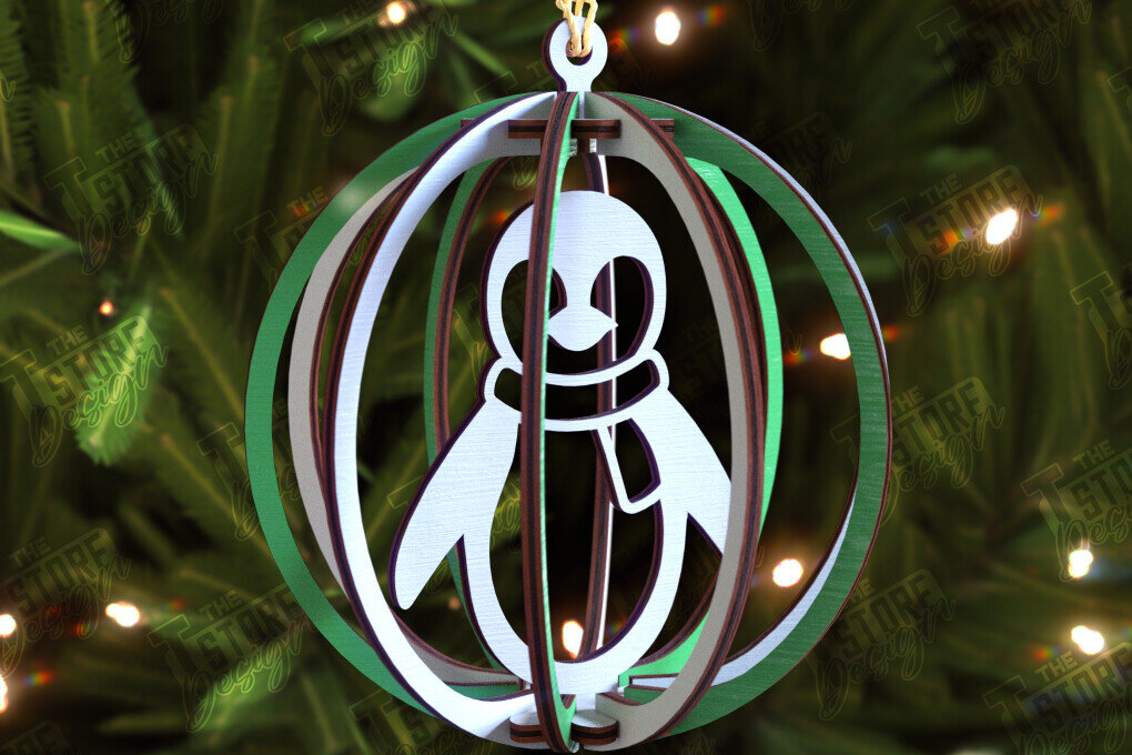 Intra απο ξύλο plywood 3mm-4mm πάχος 3D Παιχνίδι Χριστουγεννιάτικου Δέντρου | Διακόσμηση διακοπών Δίασταση 15x15 cm INTRAFABR-106124647