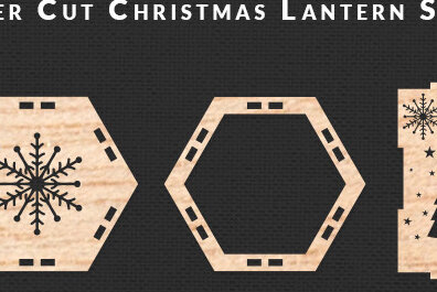 Intra απο ξύλο plywood 3mm-4mm πάχος 3D Χριστουγεννιάτικο ξύλινο φανάρι με λέιζερ Δίασταση 15x15 cm INTRAFABR-50097520