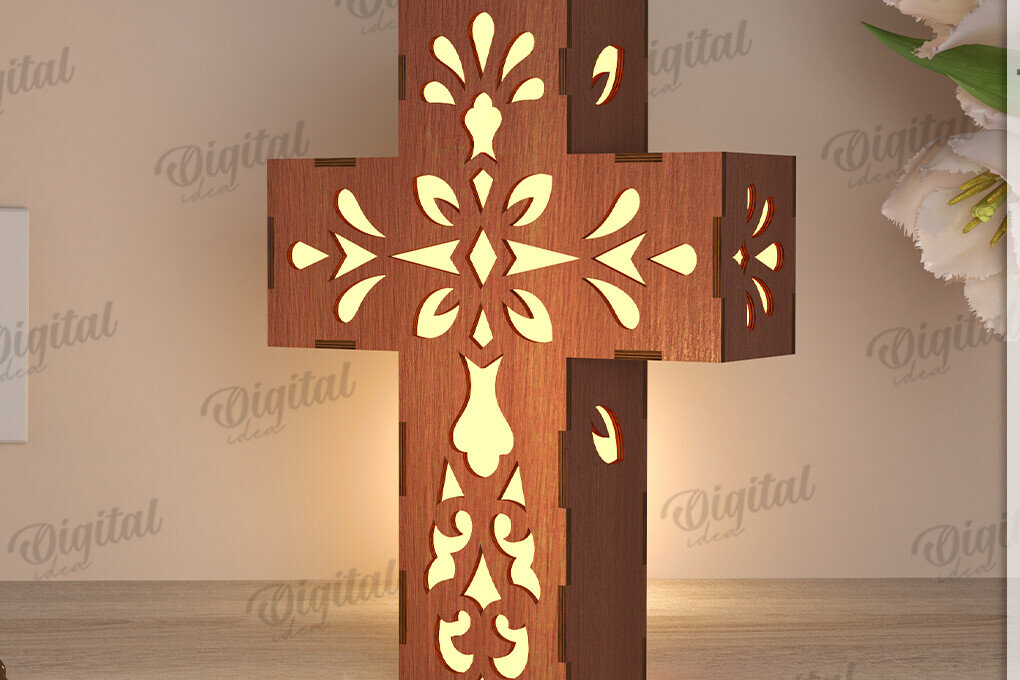 Intra απο ξύλο plywood 3mm-4mm πάχος Τρισδιάστατη λάμπα κοπής με λέιζερ Δίασταση 30x20 cm INTRAFABR-119722063