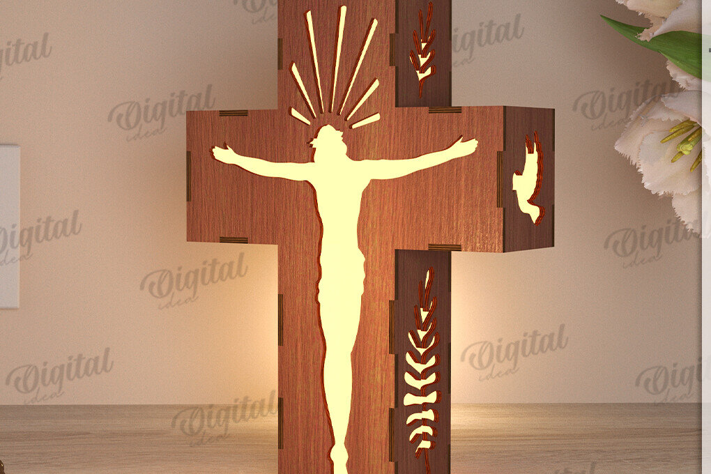 Intra απο ξύλο plywood 3mm-4mm πάχος Δέσμη τρισδιάστατων λαμπτήρων Δίασταση 30x20 cm INTRAFABR-119671871 - Image 3