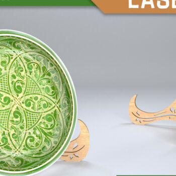 Intra απο ξύλο plywood 3mm-4mm πάχος 3D Design . Easel Stand Δίασταση 30x20 cm INTRAFABR-82534656 - Image 1