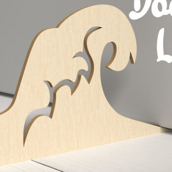 Intra απο ξύλο plywood 3mm-4mm πάχος 3D Doorstop Διακόσμηση σπιτιού. Doorstops  Δίασταση 30x20 cm INTRAFABR-81503213 - Image 1