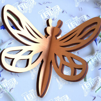 Intra απο ξύλο plywood 3mm-4mm πάχος 3D Dragonflies | 3D πεταλούδων Δίασταση 30x20 cm INTRAFABR-98269538 - Image 15