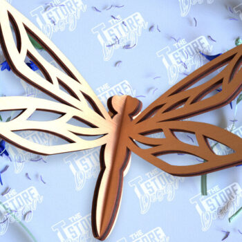 Intra απο ξύλο plywood 3mm-4mm πάχος 3D Dragonflies | 3D πεταλούδων Δίασταση 30x20 cm INTRAFABR-98269538 - Image 16