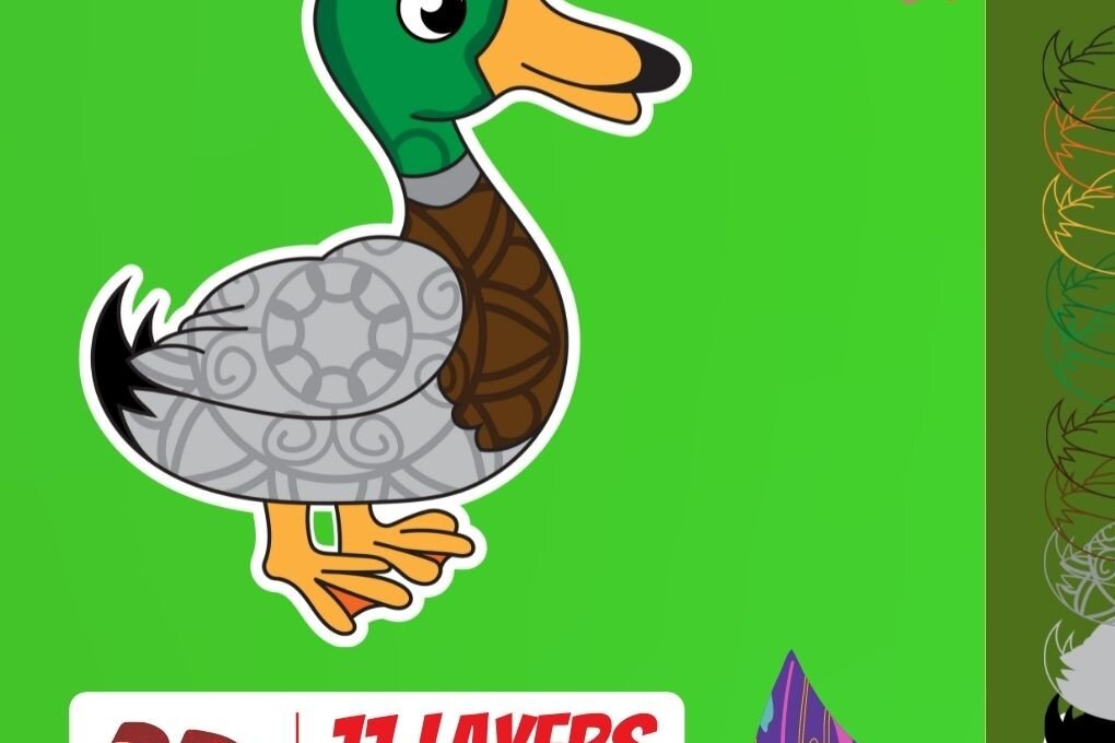 Intra απο ξύλο plywood 3mm-4mm πάχος 3D Duck Cut Δίασταση 30x20 cm INTRAFABR-17648162