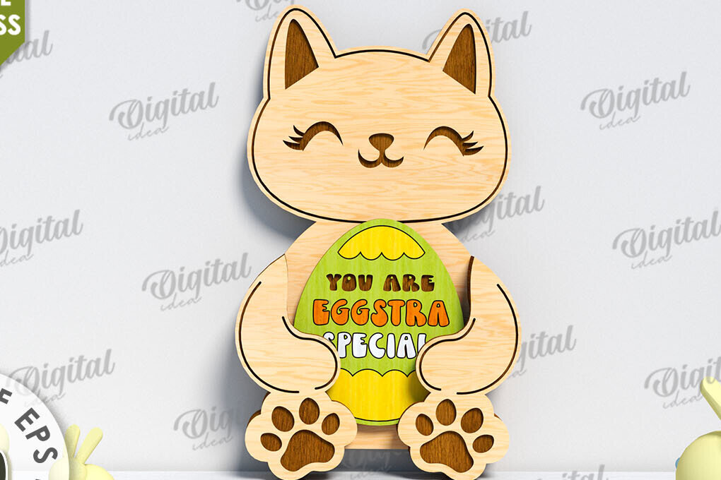 Intra απο ξύλο plywood 3mm-4mm πάχος 3D Πασχαλινή . Πασχαλινή διακόσμηση Δίασταση 15x15 cm INTRAFABR-117701294