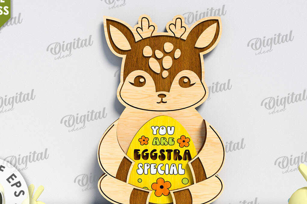 Intra απο ξύλο plywood 3mm-4mm πάχος Τρισδιάστατη για το Πάσχα. Πασχαλινή διακόσμηση Δίασταση 15x15 cm INTRAFABR-117701059