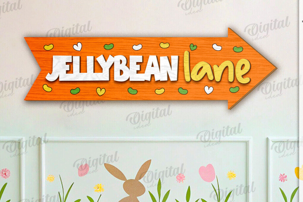 Intra απο ξύλο plywood 3mm-4mm πάχος τρισδιάστατης πασχαλινής κατευθυντικής πινακίδας Δίασταση 15x15 cm INTRAFABR-118208586