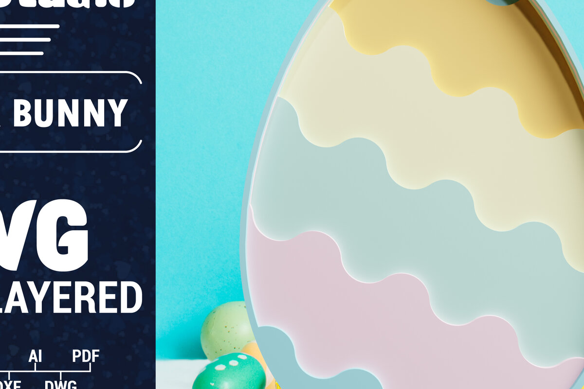 Intra απο ξύλο plywood 3mm-4mm πάχος 3D Πασχαλινό αυγό πολλαπλών στρώσεων χαρτί κοπής Δίασταση 1200x1200 cm INTRAFABR-61553663