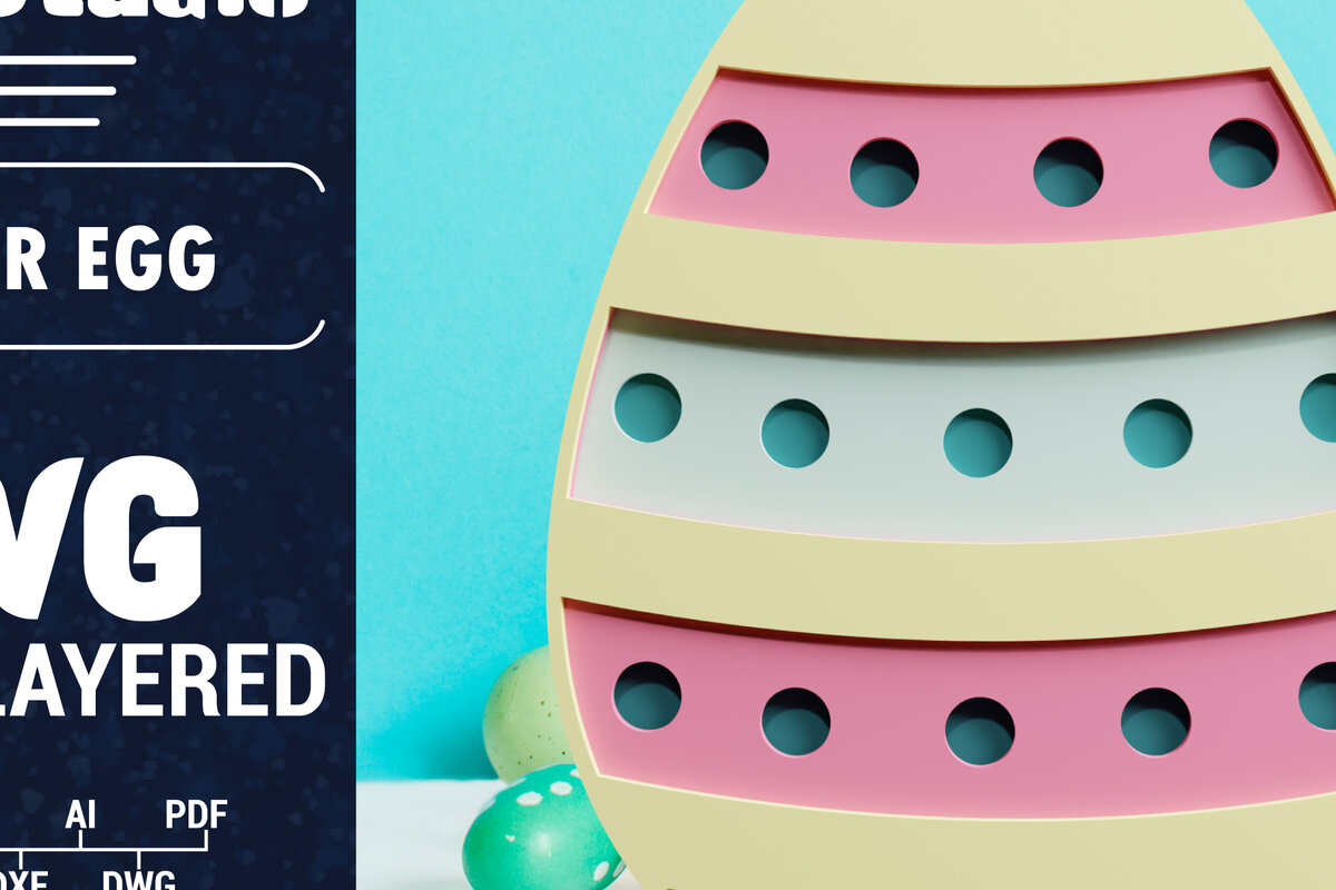 Intra απο ξύλο plywood 3mm-4mm πάχος 3D Πασχαλινό αυγό πολλαπλών στρώσεων χαρτί κοπής Δίασταση 1200x1200 cm INTRAFABR-61851641