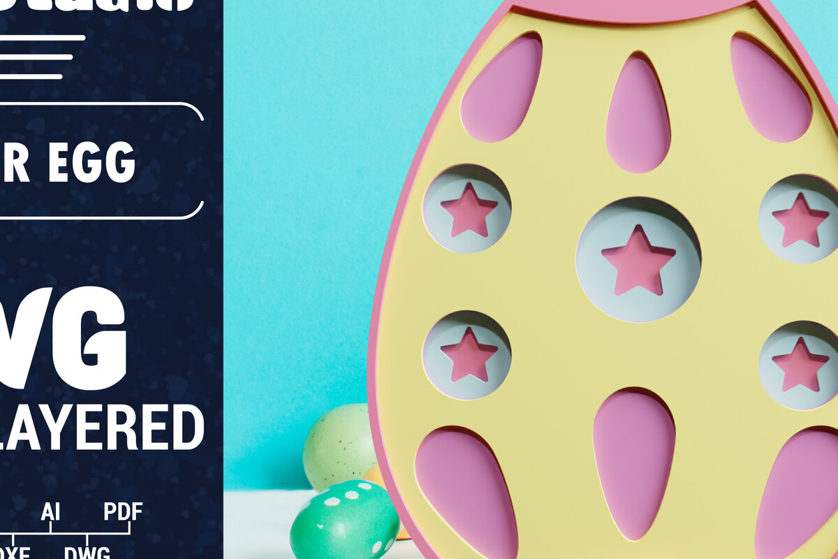 Intra απο ξύλο plywood 3mm-4mm πάχος 3D Πασχαλινό αυγό πολλαπλών στρώσεων χαρτί κοπής Δίασταση 1200x1200 cm INTRAFABR-61553492