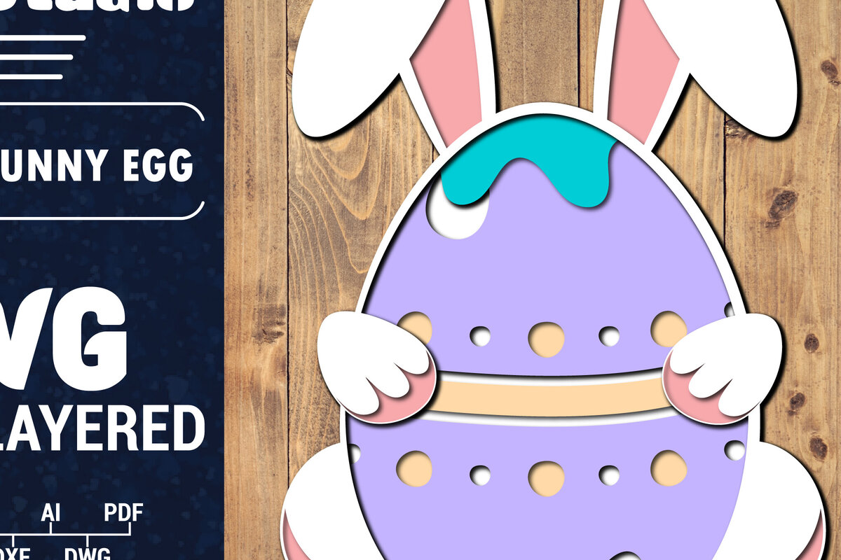 Intra απο ξύλο plywood 3mm-4mm πάχος 3D Πασχαλινό αυγό Πολυστρωματικό PaperCut 13 Δίασταση 1500x1500 cm INTRAFABR-91165995