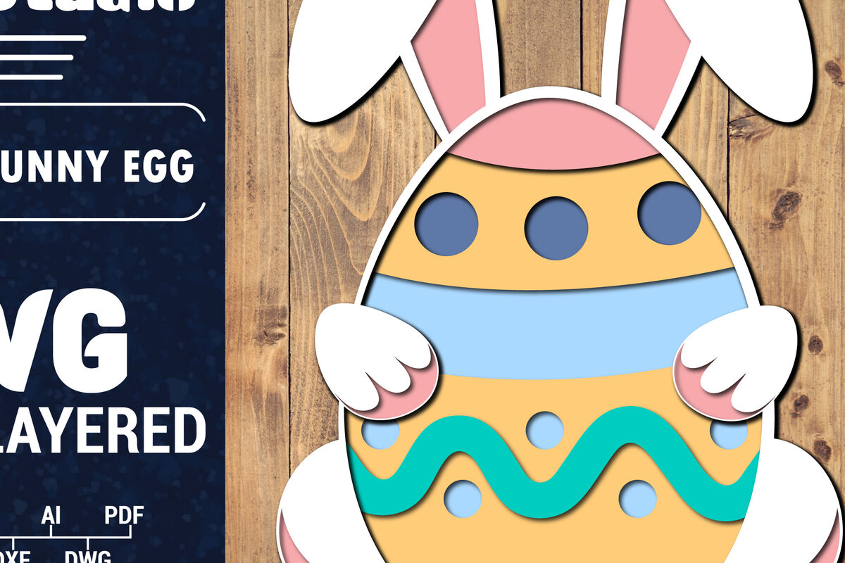 Intra απο ξύλο plywood 3mm-4mm πάχος 3D Πασχαλινό Αυγό Πολυστρωματικό PaperCut 20 Δίασταση 1500x1500 cm INTRAFABR-91166025