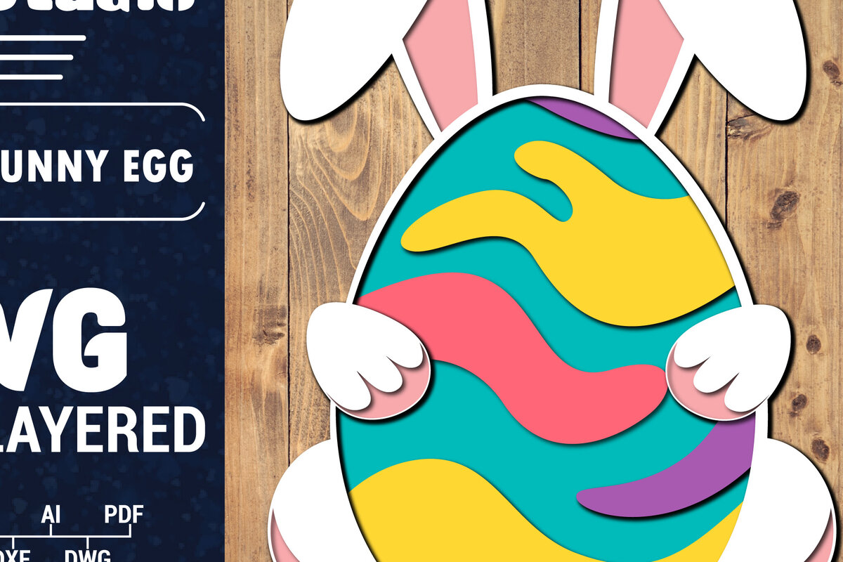 Intra απο ξύλο plywood 3mm-4mm πάχος 3D Πασχαλινό Αυγό Πολυστρωματικό PaperCut 21 Δίασταση 1500x1500 cm INTRAFABR-91198548