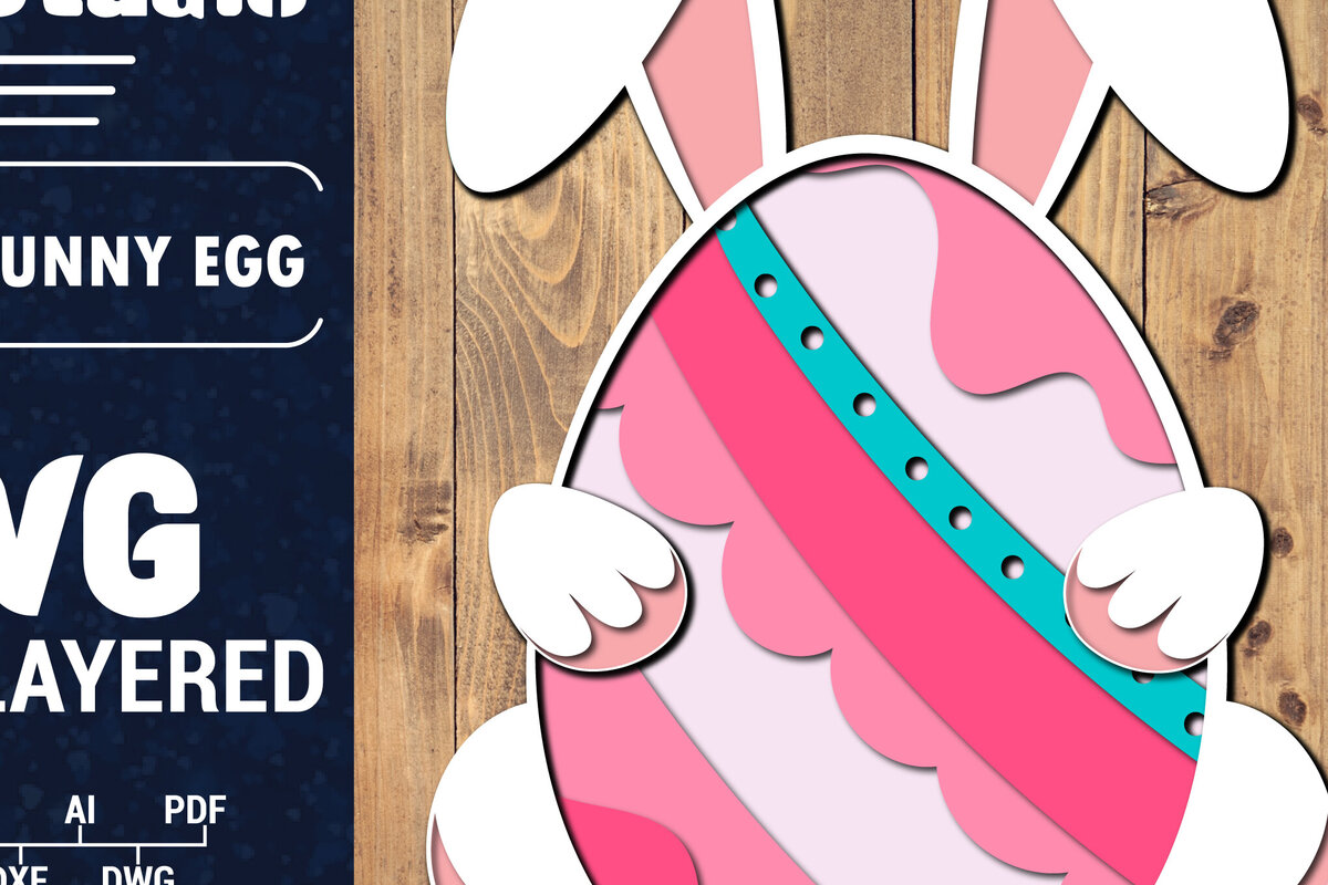 Intra απο ξύλο plywood 3mm-4mm πάχος 3D Πασχαλινό Αυγό Πολυστρωματικό PaperCut 3 Δίασταση 1500x1500 cm INTRAFABR-91286717