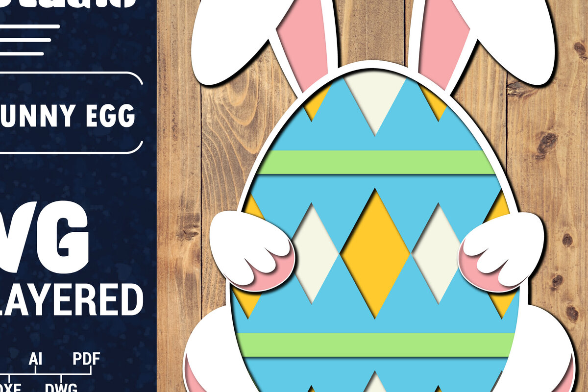 Intra απο ξύλο plywood 3mm-4mm πάχος 3D Πασχαλινό Αυγό Πολυστρωματικό PaperCut 30 Δίασταση 1500x1500 cm INTRAFABR-91198595