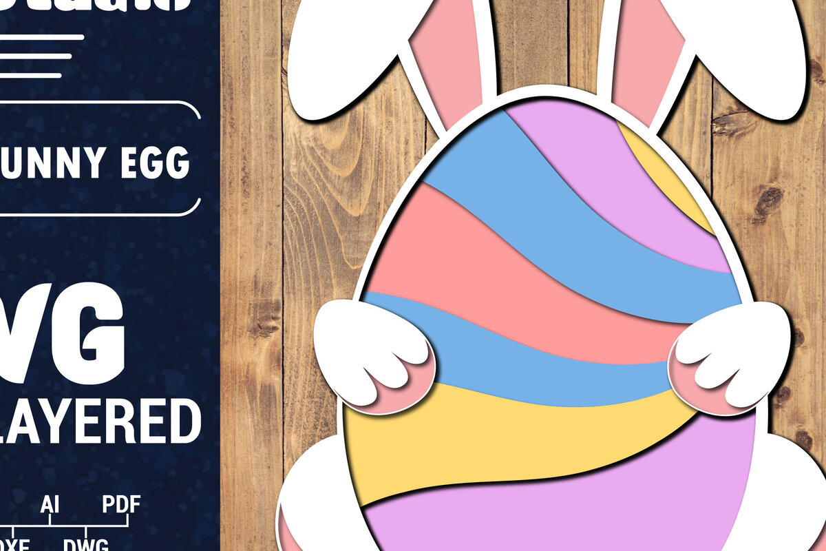 Intra απο ξύλο plywood 3mm-4mm πάχος 3D Πασχαλινό Αυγό Πολυστρωματικό PaperCut 62 Δίασταση 1500x1500 cm INTRAFABR-91384765