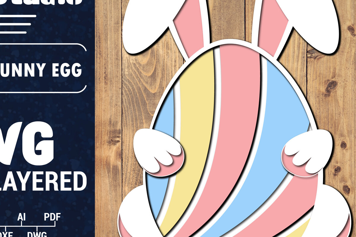 Intra απο ξύλο plywood 3mm-4mm πάχος 3D Πασχαλινό Αυγό Πολυστρωματικό PaperCut 68 Δίασταση 1500x1500 cm INTRAFABR-91384793