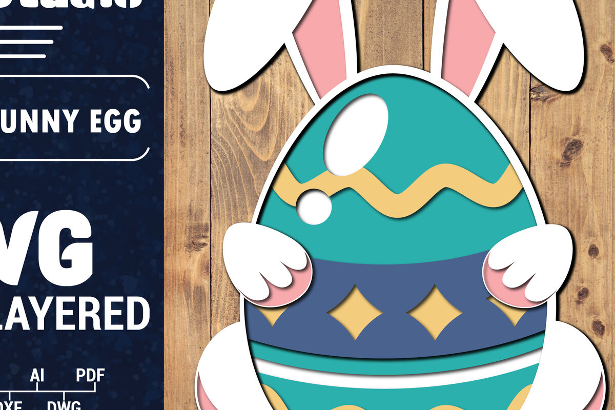 Intra απο ξύλο plywood 3mm-4mm πάχος 3D Πασχαλινό αυγό Πολυστρωματικό PaperCut 7 Δίασταση 1500x1500 cm INTRAFABR-91485374