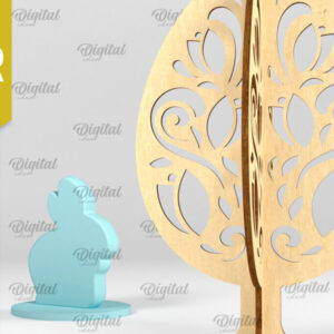 Intra απο ξύλο plywood 3mm-4mm πάχος 3D Πασχαλινό Αυγό . 3D στάσιμο αυγό Δίασταση 15x15 cm INTRAFABR-89120228
