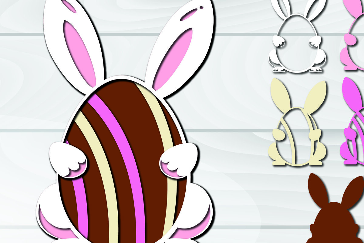 Intra απο ξύλο plywood 3mm-4mm πάχος 3D Πασχαλινά αυγά Paper Cut Δίασταση 1500x1500 cm INTRAFABR-92257810