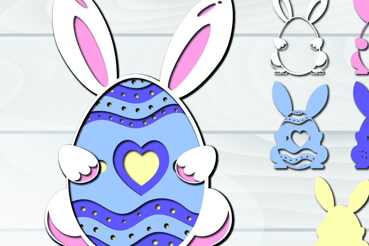 Intra απο ξύλο plywood 3mm-4mm πάχος 3D Πασχαλινά αυγά Paper Cut Δίασταση 1500x1500 cm INTRAFABR-92257778