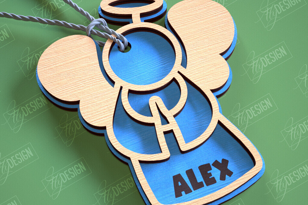 Intra απο ξύλο plywood 3mm-4mm πάχος Τρισδιάστατη πασχαλινή ετικέτα δώρου Σχεδίαση κοπής με λέιζερ Δίασταση 15x15 cm INTRAFABR-114807008