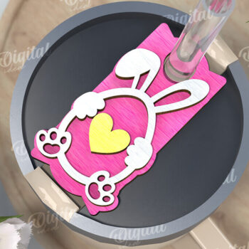 Intra απο ξύλο plywood 3mm-4mm πάχος Τρισδιάστατη Easter Stanley Topper Δίασταση 15x15 cm INTRAFABR-117657385 - Image 1