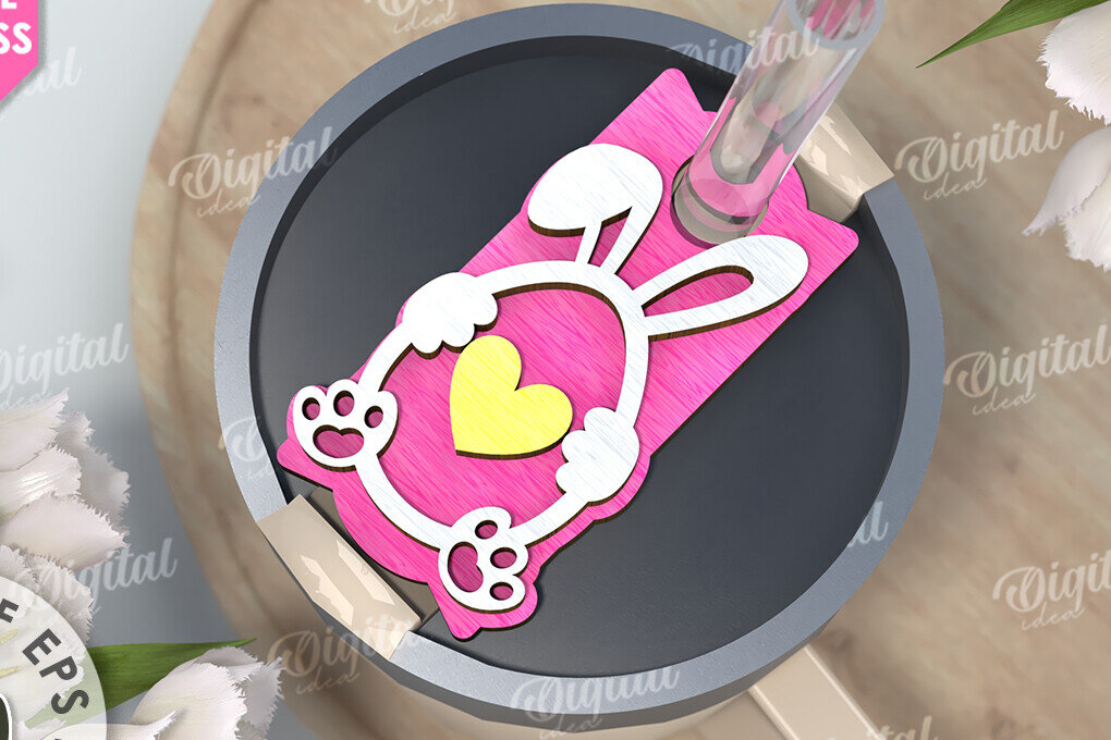 Intra απο ξύλο plywood 3mm-4mm πάχος Τρισδιάστατη Easter Stanley Topper Δίασταση 15x15 cm INTRAFABR-117657385