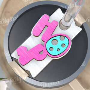 Intra απο ξύλο plywood 3mm-4mm πάχος Τρισδιάστατη Easter Stanley Topper Δίασταση 15x15 cm INTRAFABR-117657428