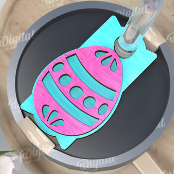 Intra απο ξύλο plywood 3mm-4mm πάχος Τρισδιάστατη Easter Stanley Topper Δίασταση 15x15 cm INTRAFABR-117657484 - Image 1