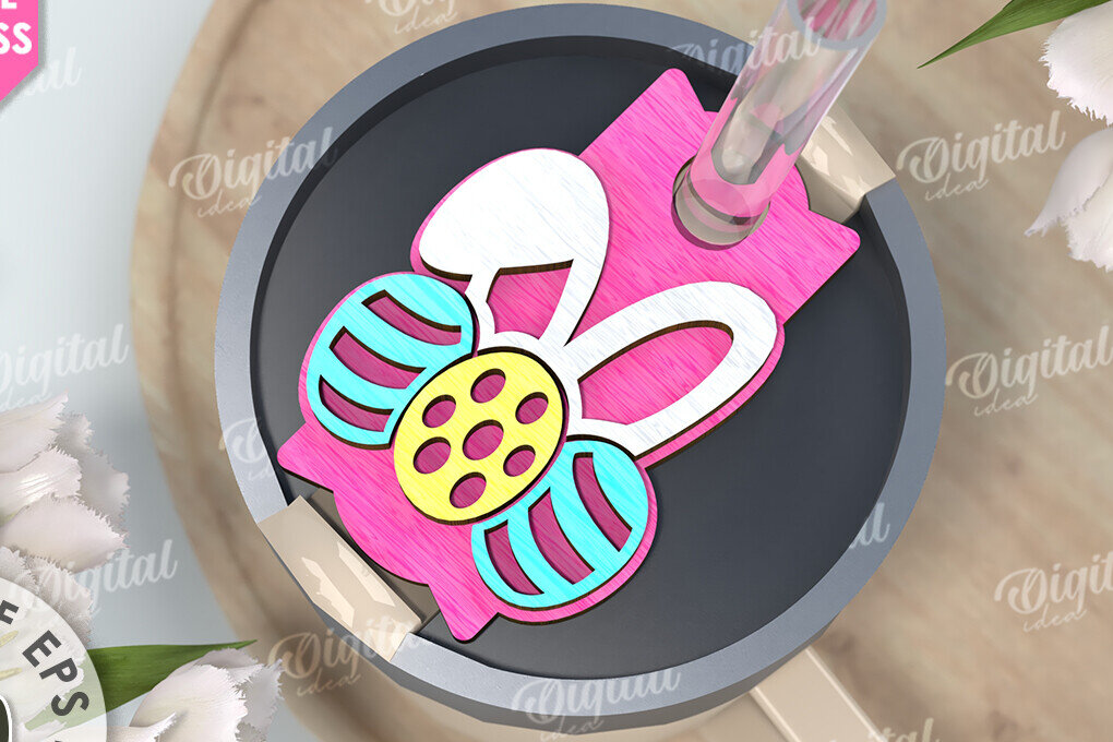 Intra απο ξύλο plywood 3mm-4mm πάχος Τρισδιάστατη Easter Stanley Topper Δίασταση 15x15 cm INTRAFABR-117657552