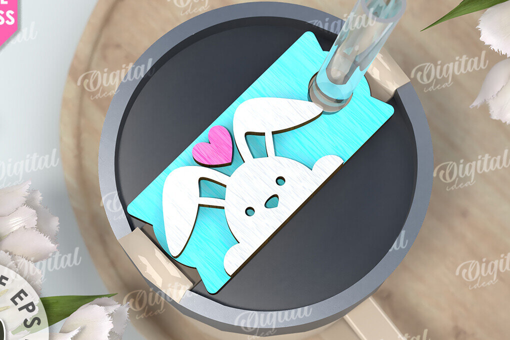 Intra απο ξύλο plywood 3mm-4mm πάχος Τρισδιάστατη Easter Stanley Topper Δίασταση 15x15 cm INTRAFABR-117657270