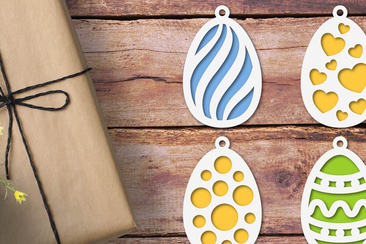 Intra απο ξύλο plywood 3mm-4mm πάχος Πασχαλινά σχέδια με 3d Πασχαλινές Ετικέτες Δίασταση 8x8 cm INTRAFABR-88282352