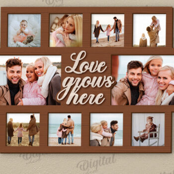 Intra απο ξύλο plywood 3mm-4mm πάχος Τρισδιάστατη δέσμη κορνίζας φωτογραφιών με λέιζερ Δίασταση 20x30 cm INTRAFABR-121362034 - Image 6