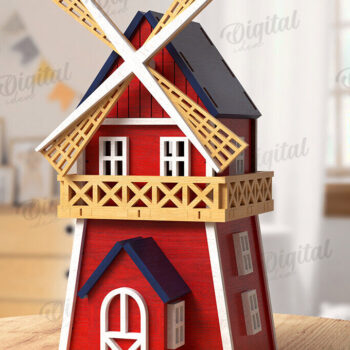 Intra απο ξύλο plywood 3mm-4mm πάχος Τρισδιάστατη κοπή με  Farm. Διακόσμηση σπιτιού Δίασταση 30x20 cm INTRAFABR-122383798 - Image 1